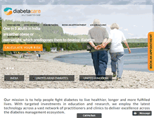 Tablet Screenshot of diabetacare.com